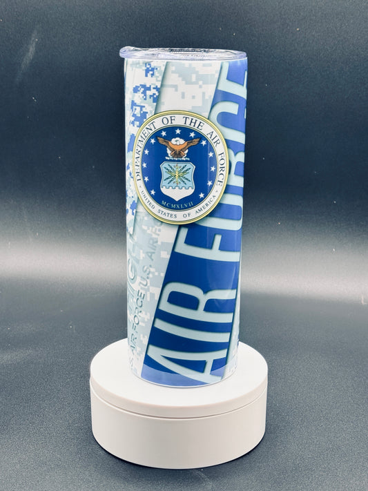 Air Force 20 oz Skinny Tumbler