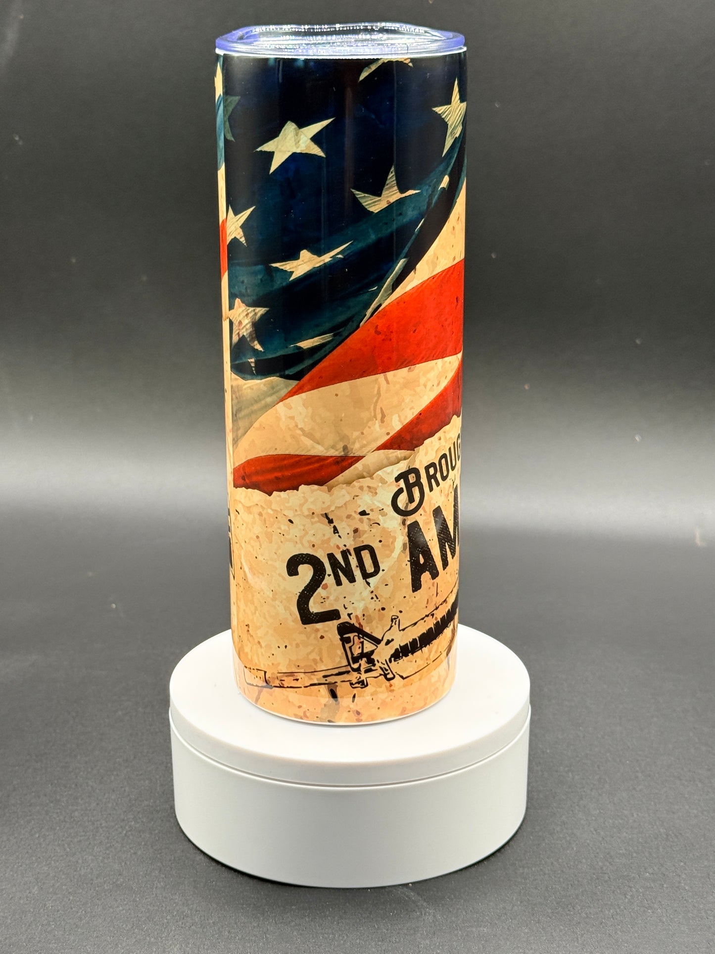 2nd Ammendment 20 oz Skinny Tumbler