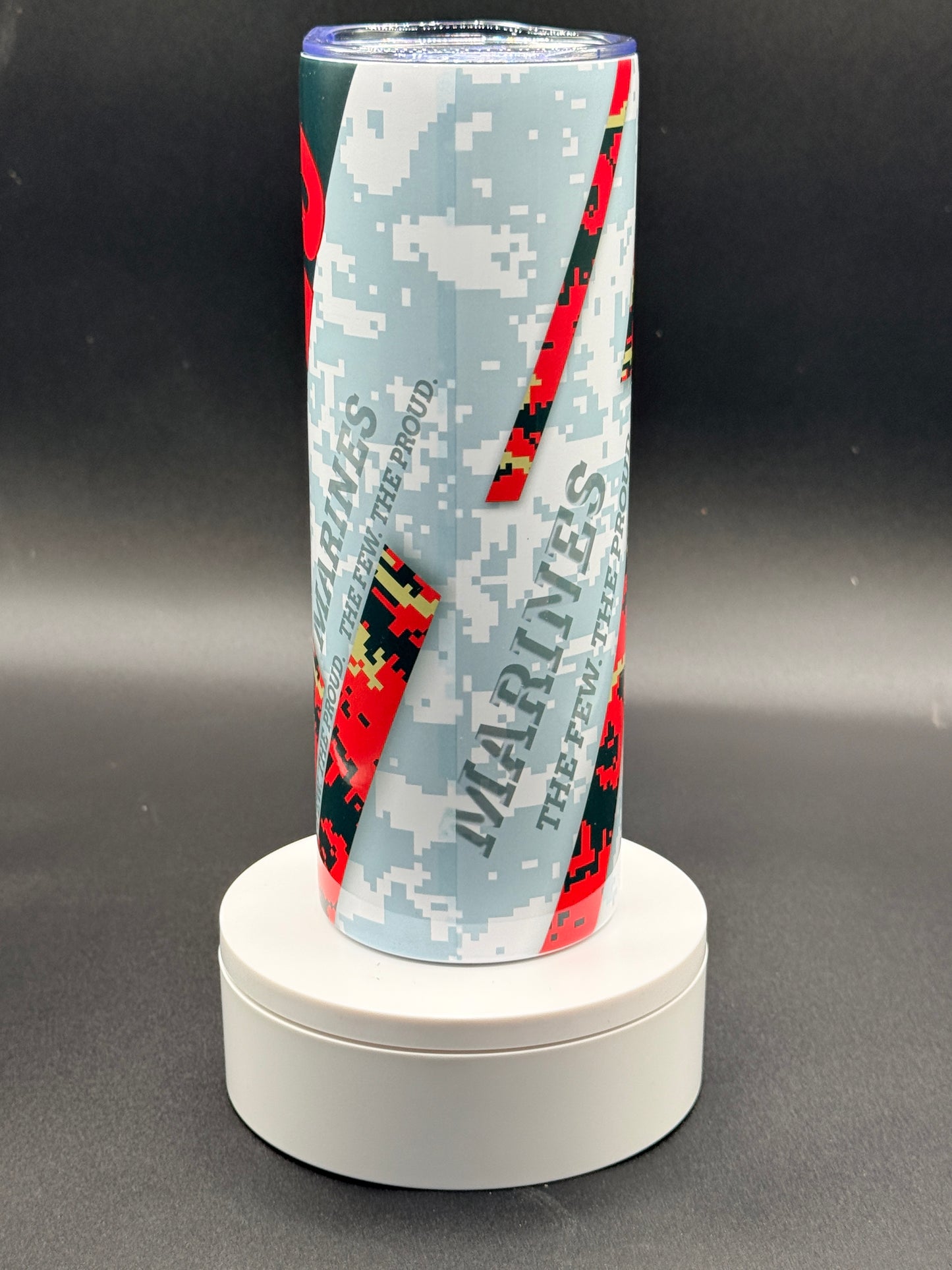 Marines 20 oz Skinny Tumbler