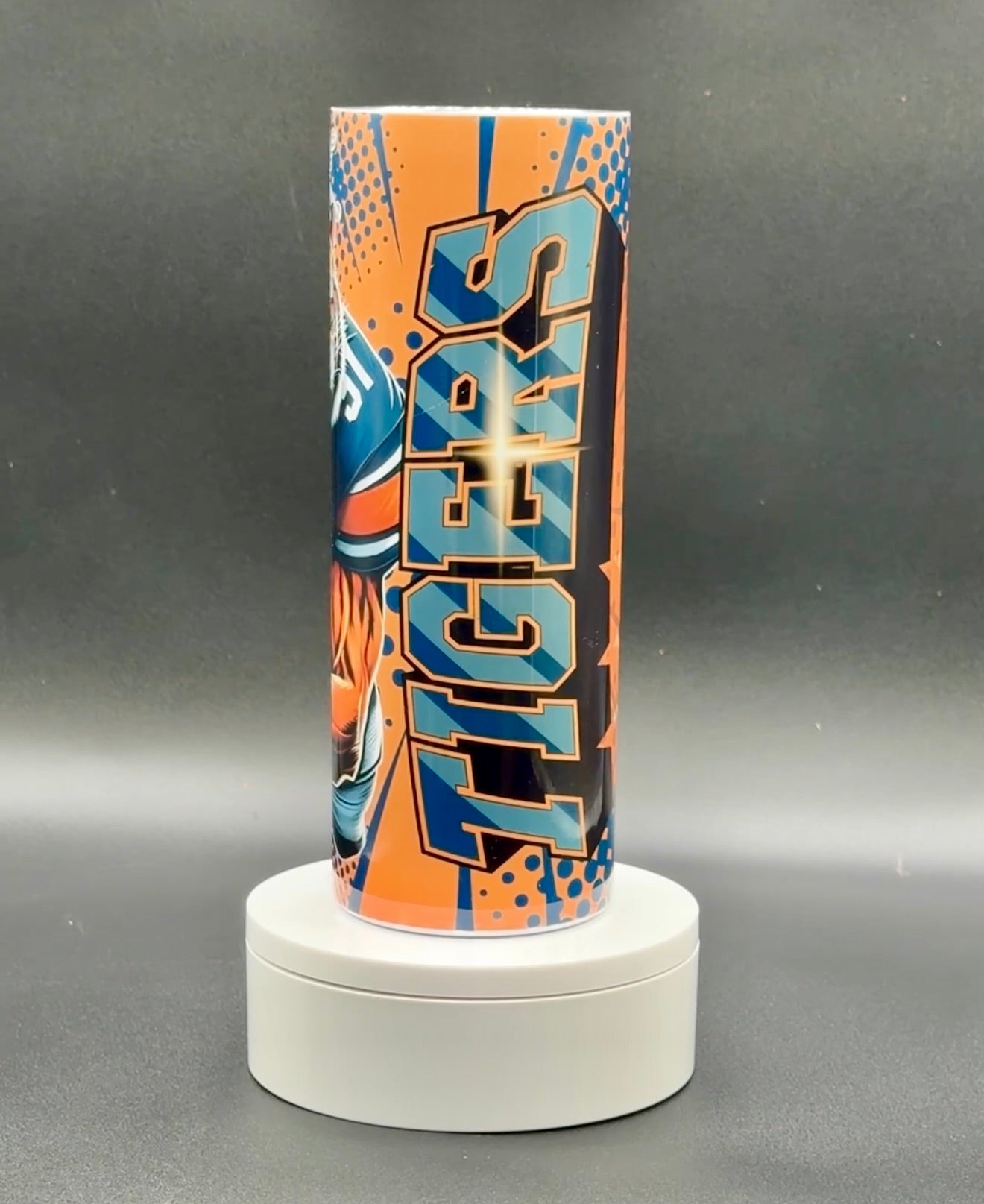 Auburn Tigers 20 oz Skinny Tumbler
