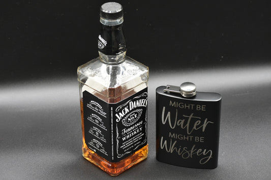 Might be Water Might be Whiskey Flask (B)