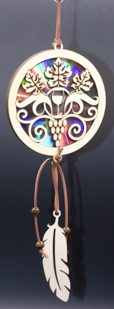 Wine-Grapes Suncatcher